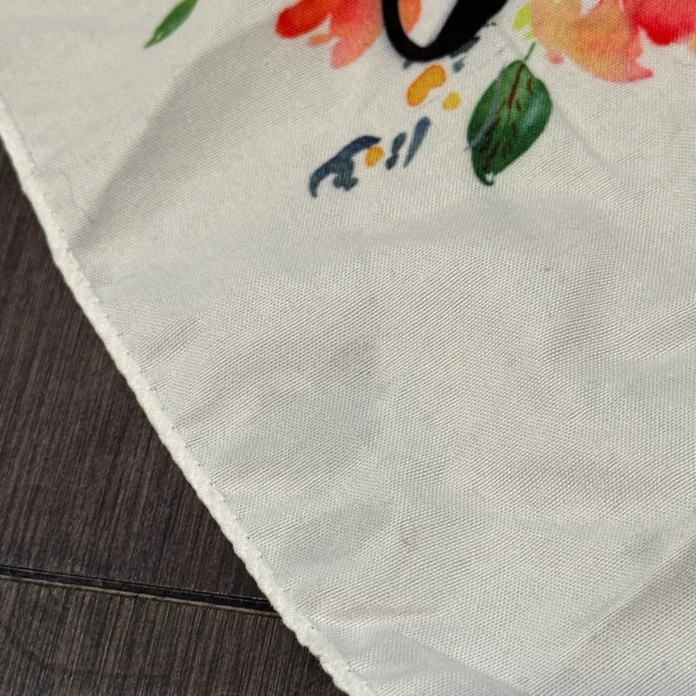 🎊HP🎉 NWOT White 'Promoted to Big Sister' Pet Dog Bandana- Medium/Large Dog
